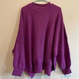 Free People oversized sweater sz large